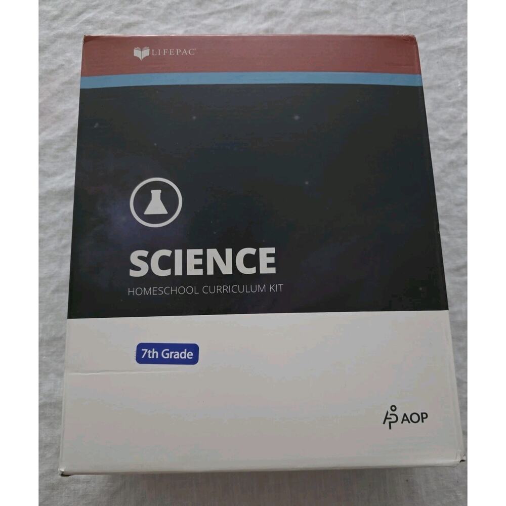 Lifepac Science 7th Grade Homeschool Curriculum Set Units 4-10 + Teacher’s Guide